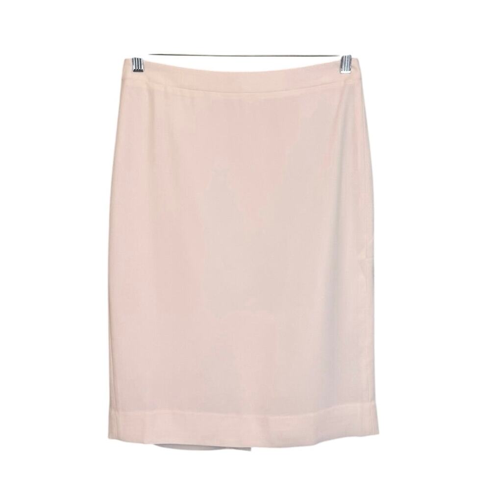 J.Crew Pencil Skirt in Crepe Womens 8 Ivory Formal Career Office Workwear NWT - Picture 1 of 7